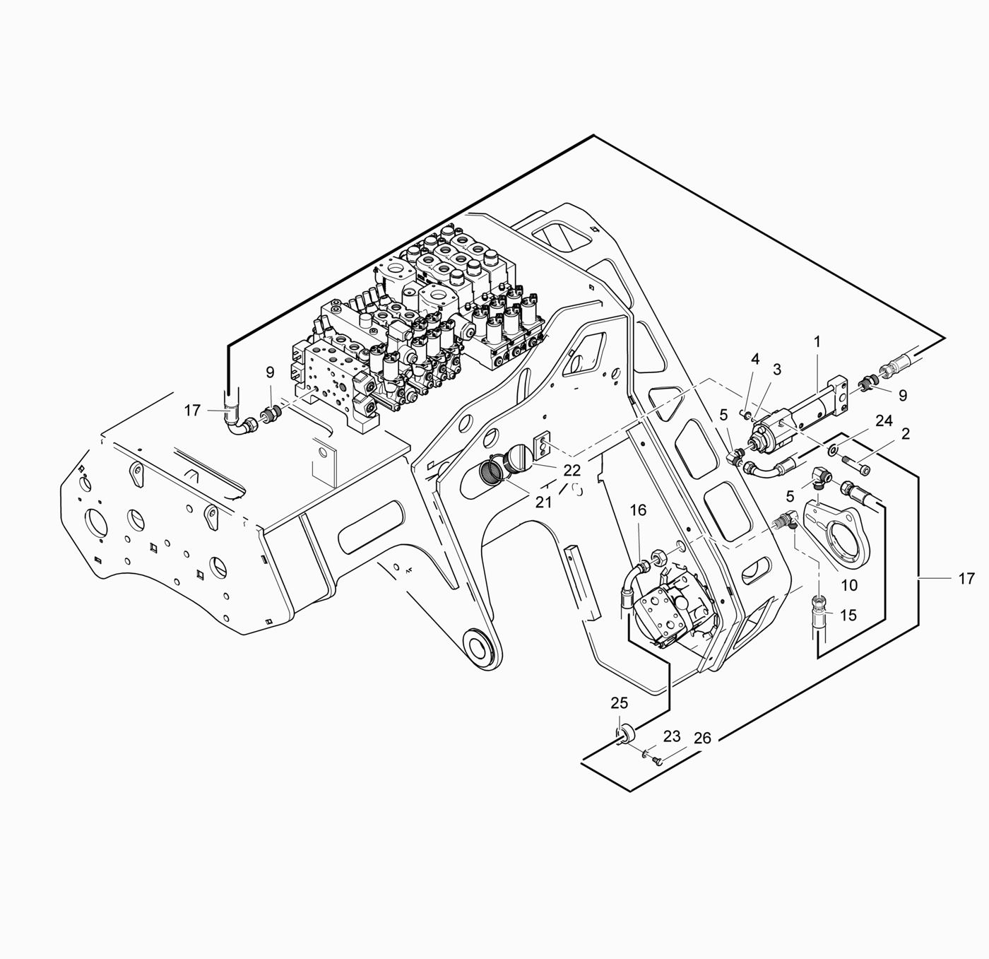 фотография Гидравлический шланг 5075497 от интернет-магазина sp.parts