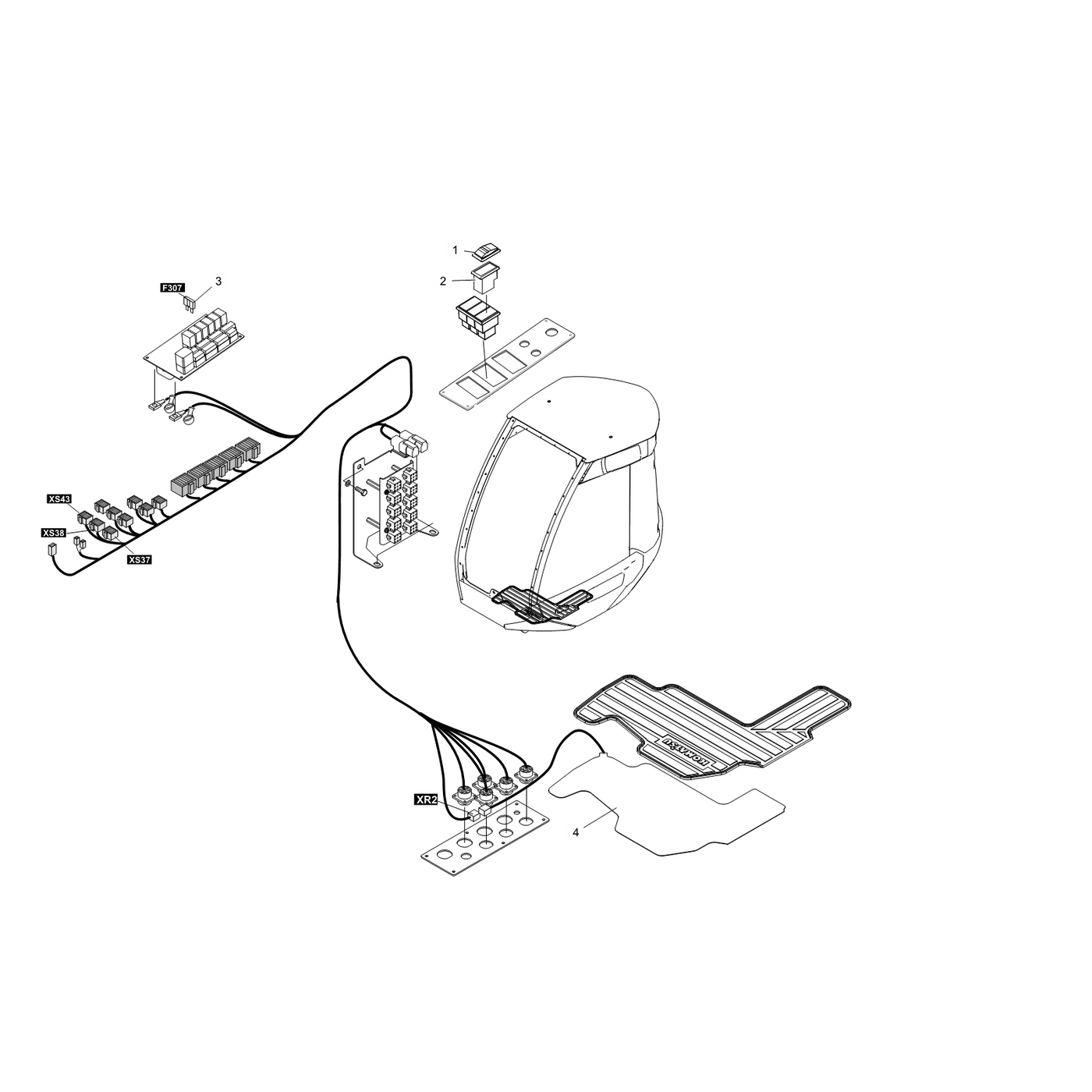 фотография Панель символьного обозначения 5278307 от интернет-магазина sp.parts