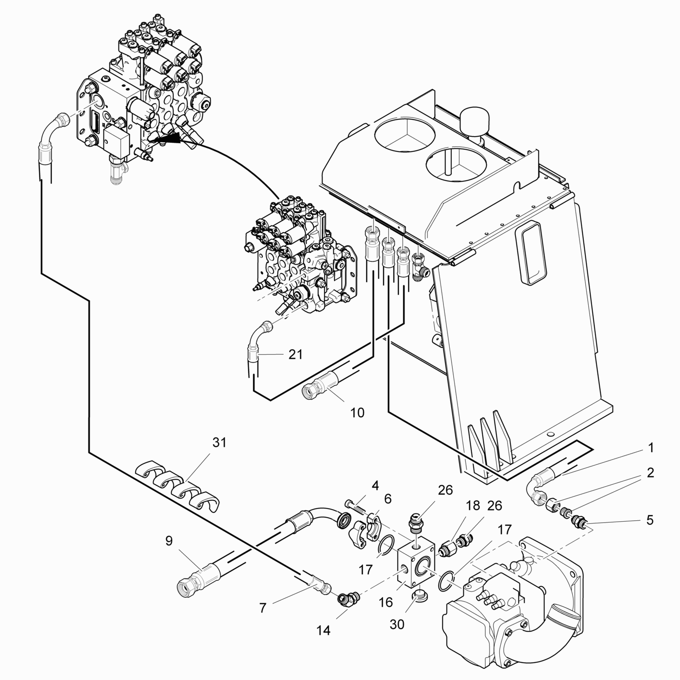 фотография Гидравлический шланг 5210276 от интернет-магазина sp.parts