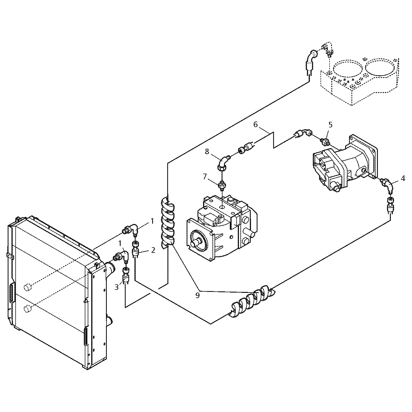 фотография Гидравлический шланг 5056977 от интернет-магазина sp.parts