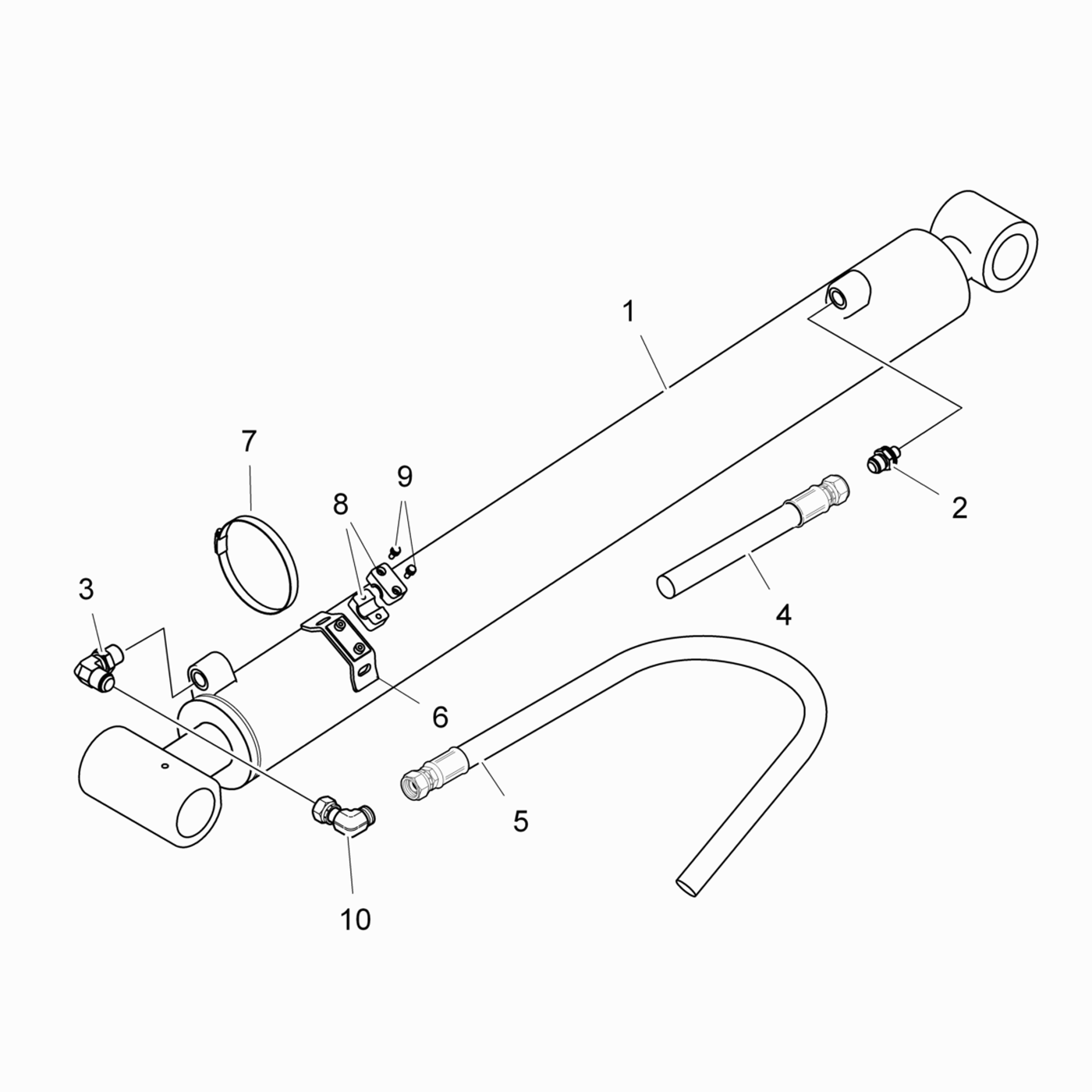 фотография Гидравлический цилиндр 5079089 от интернет-магазина sp.parts