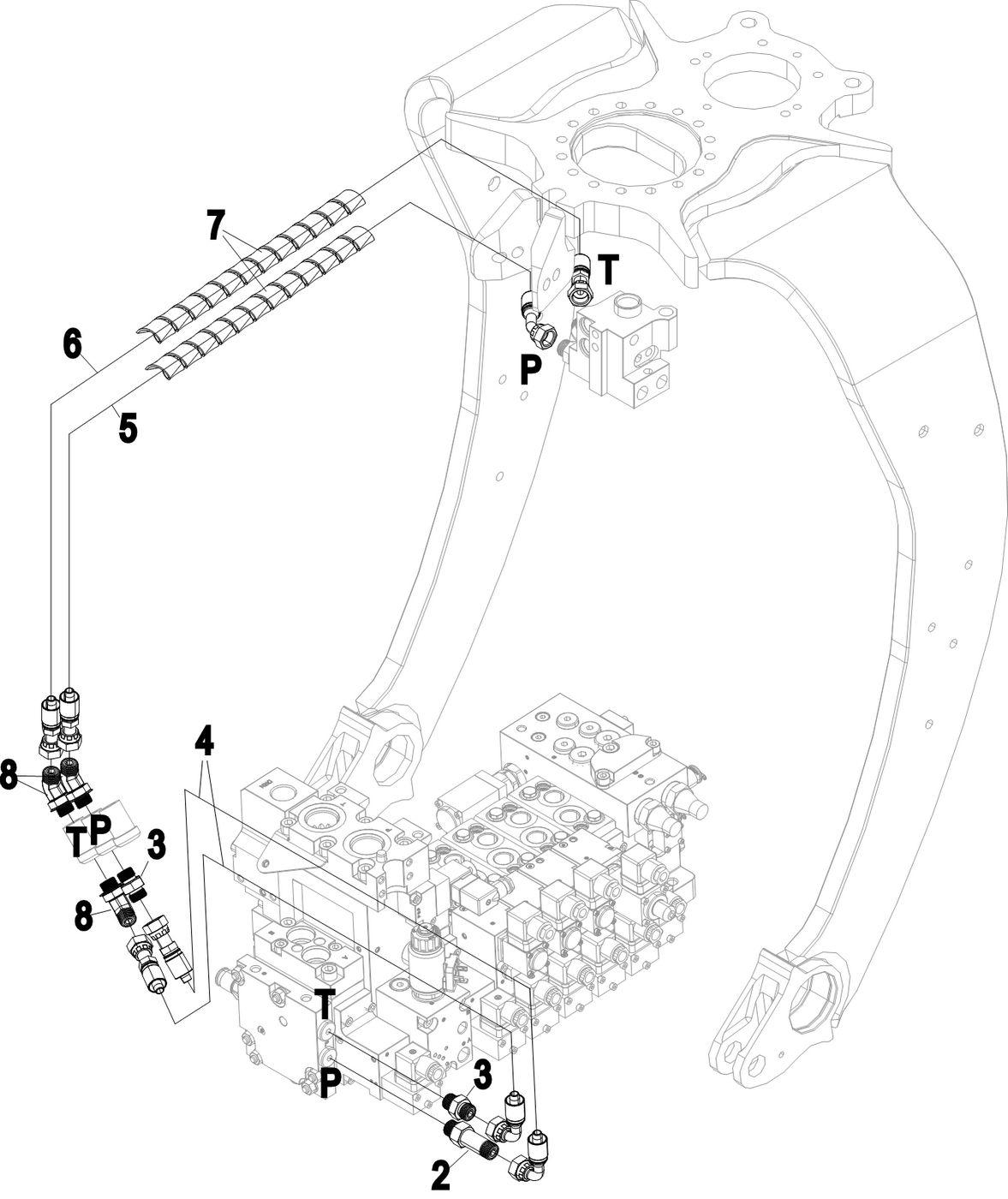 фотография Гидравлический шланг 5286282 от интернет-магазина sp.parts