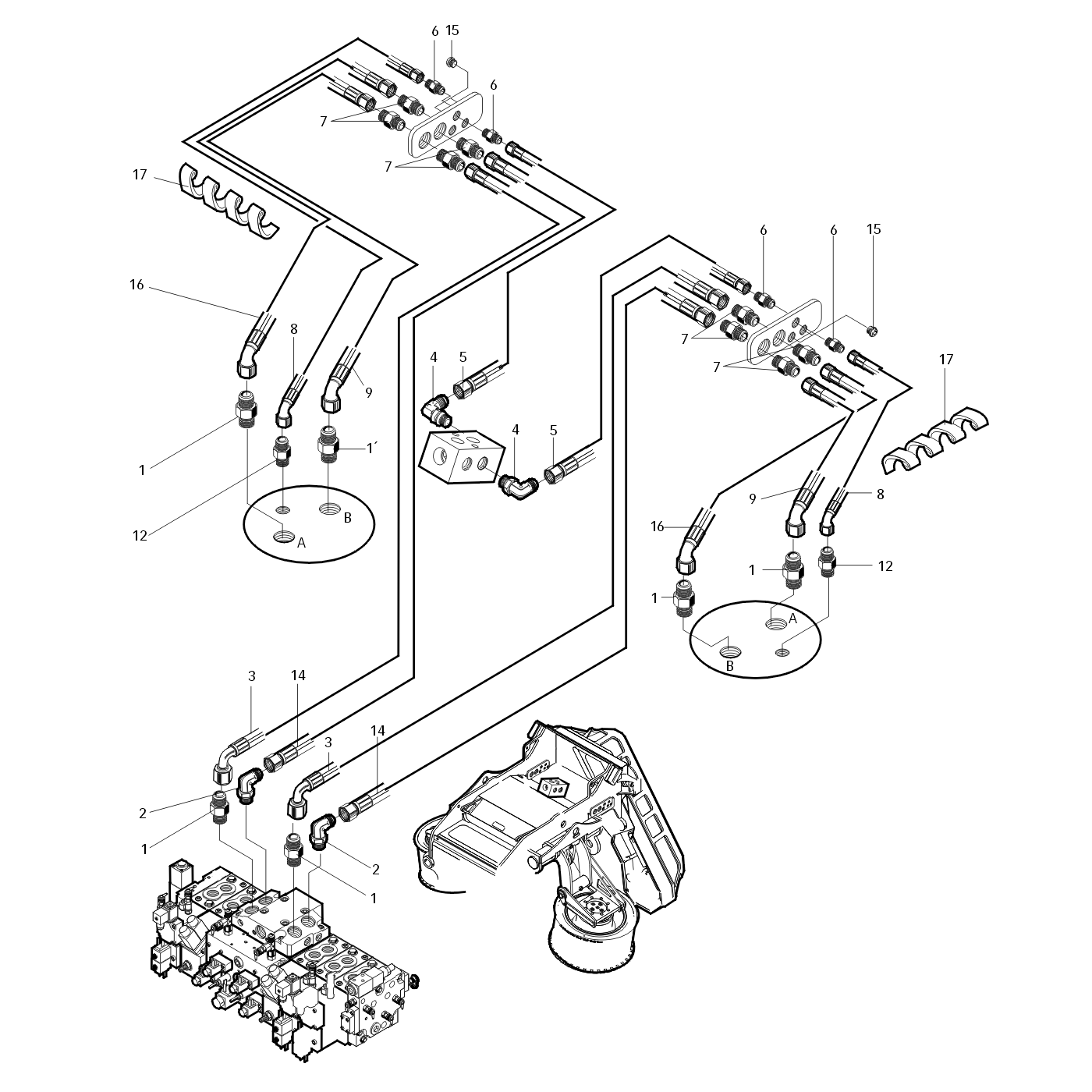 фотография Гидравлический шланг 5048680 от интернет-магазина sp.parts