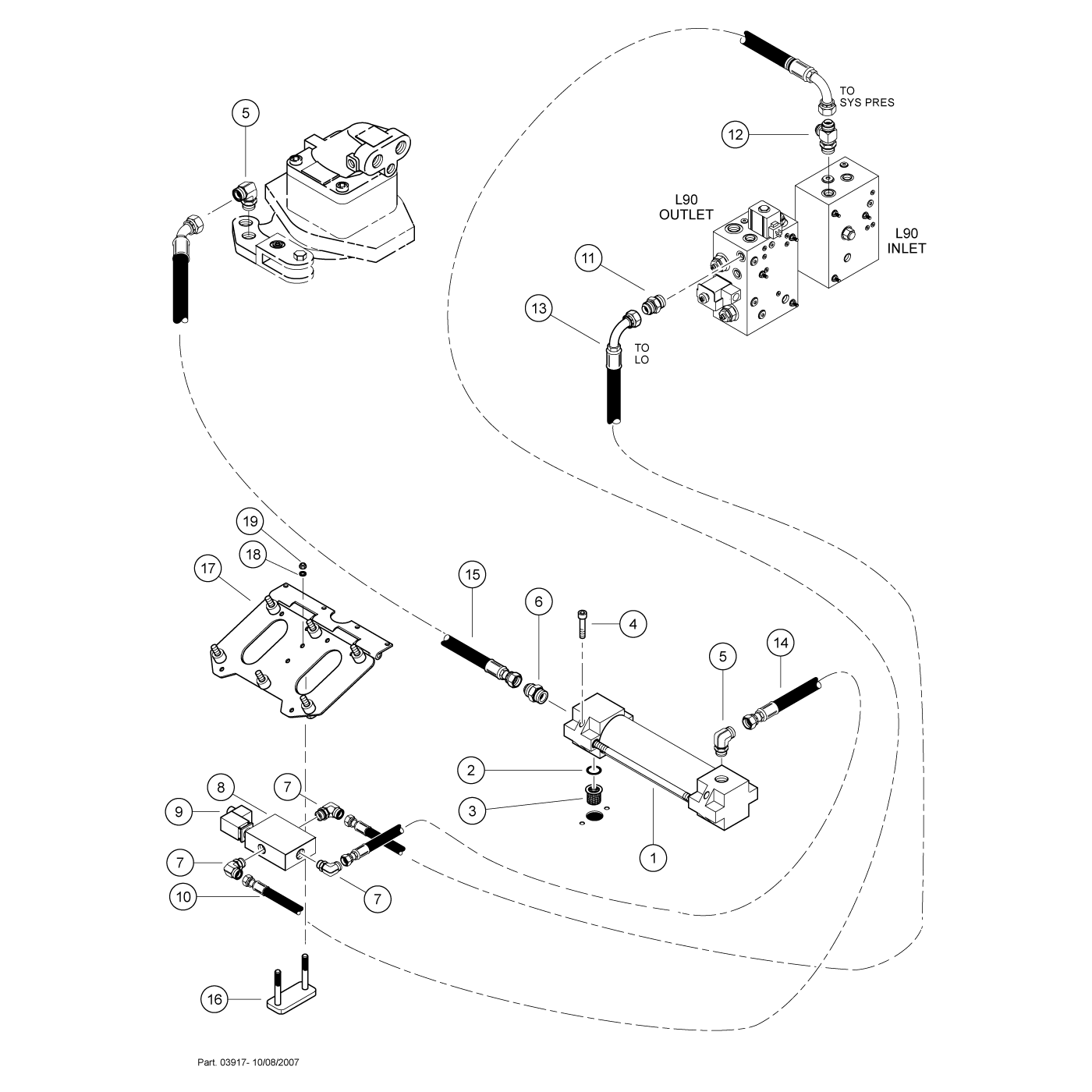 фотография Узел шланга 10302122 от интернет-магазина sp.parts