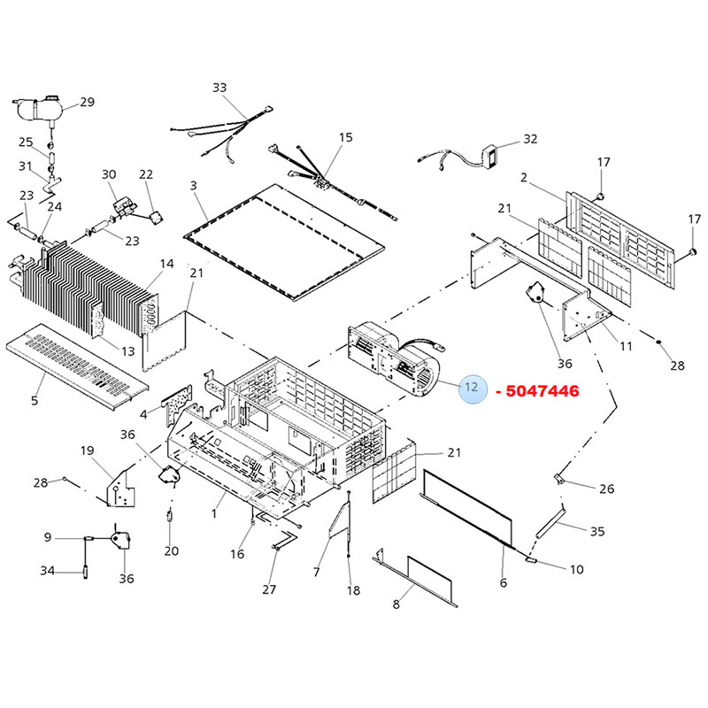 фотография Вентилятор 5091513 от интернет-магазина sp.parts