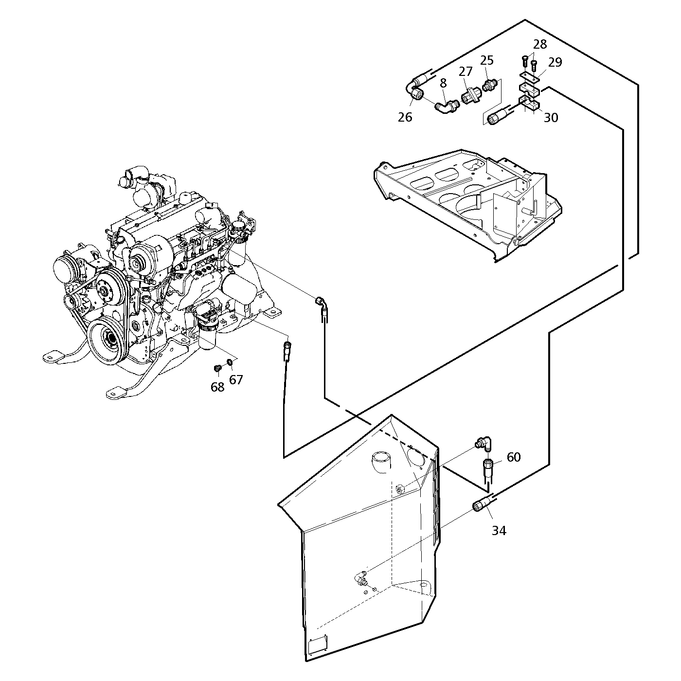 фотография Гидравлический шланг 5072379 от интернет-магазина sp.parts