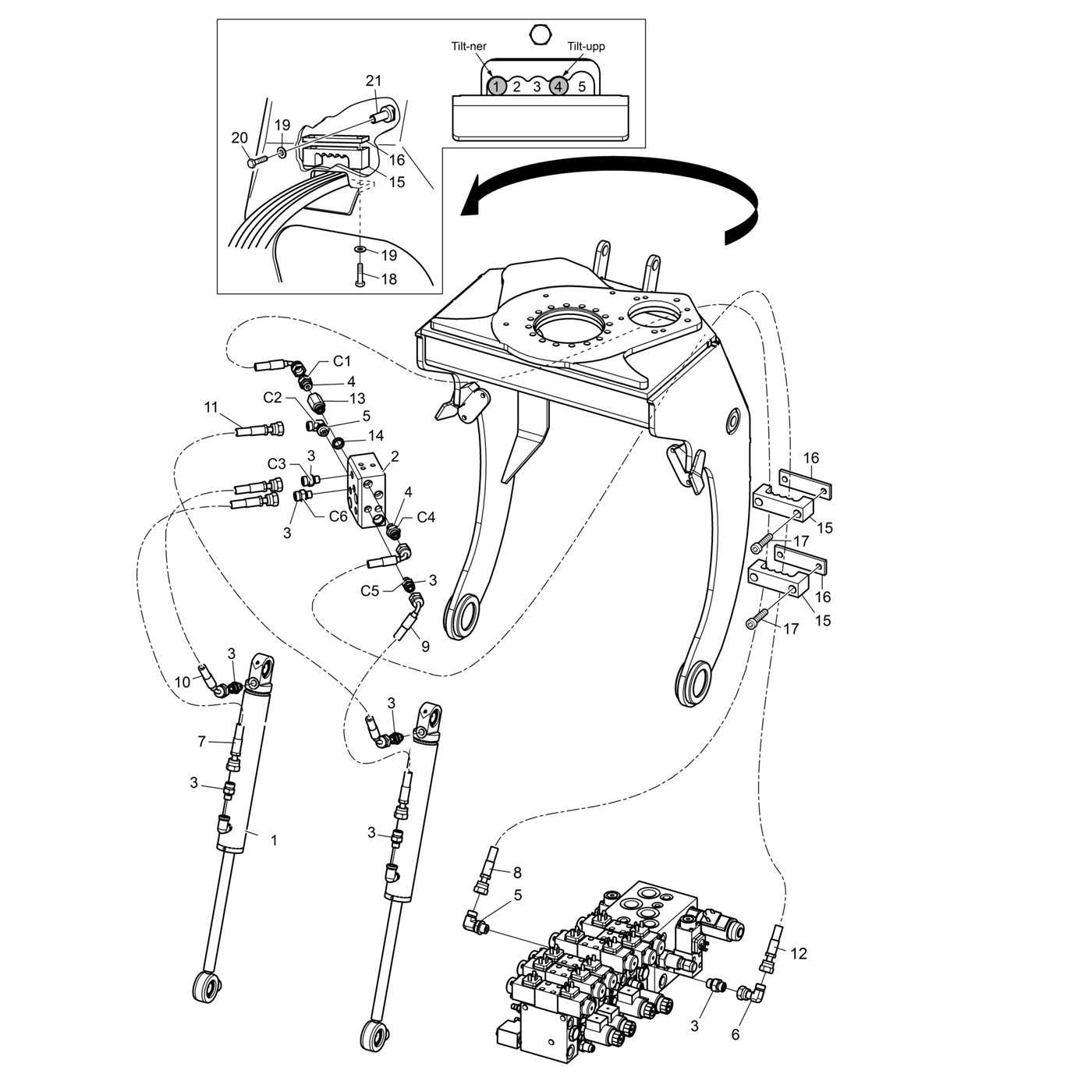 фотография Гидравлический шланг 5093036 от интернет-магазина sp.parts