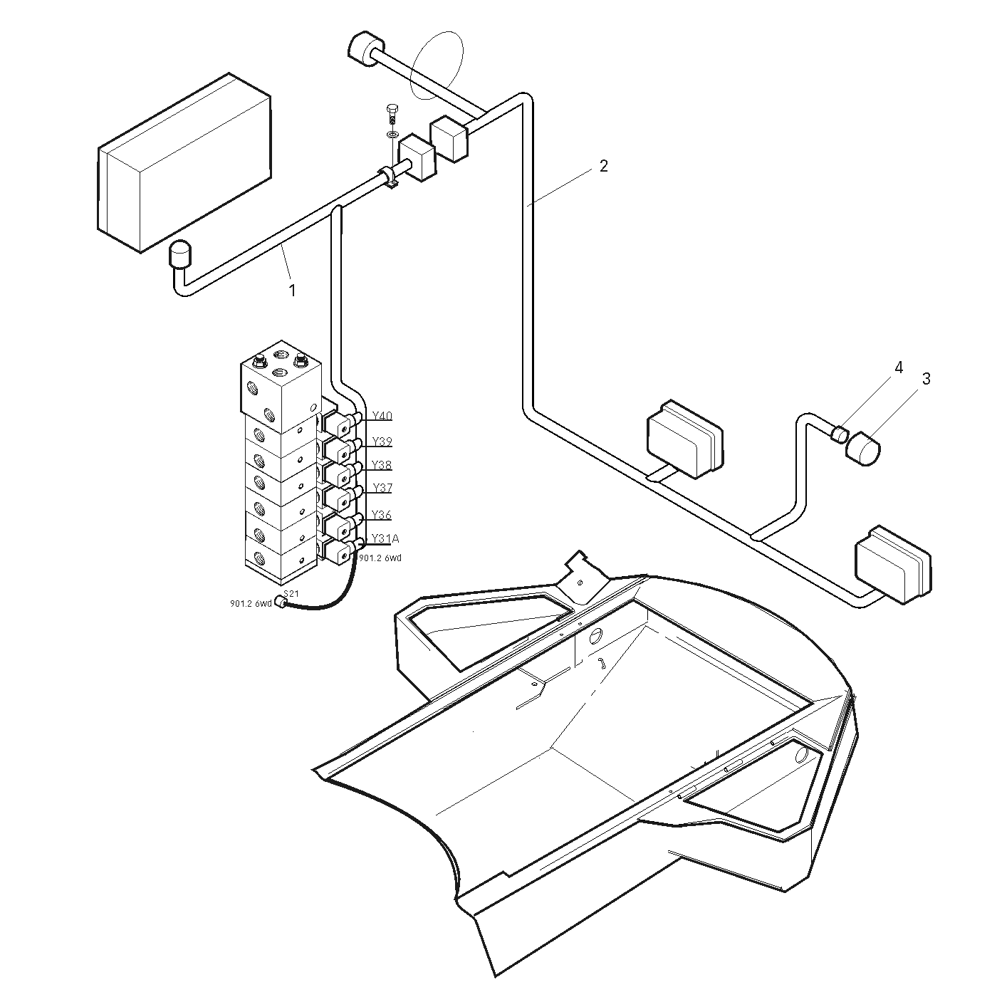 фотография Проводка 5057352 от интернет-магазина sp.parts