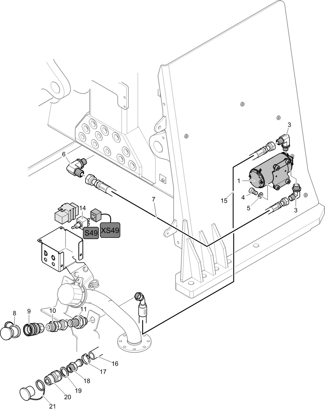 фотография Гидравлический шланг 5256216 от интернет-магазина sp.parts