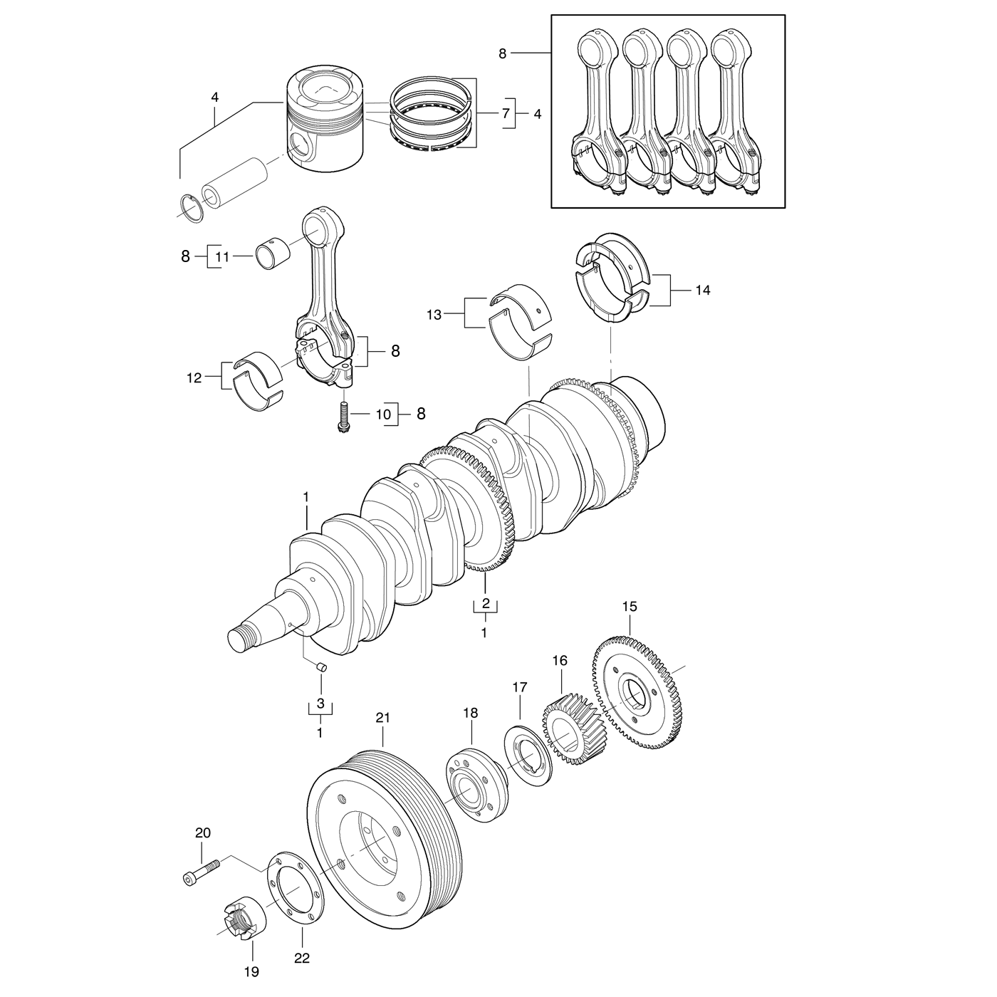 фотография Коленвал 5253976 от интернет-магазина sp.parts