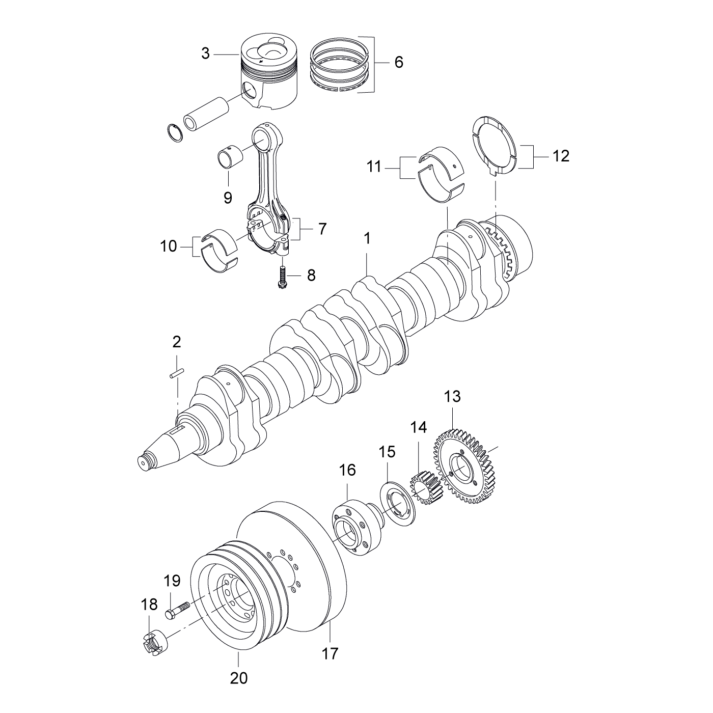 фотография Поршень 837070041 от интернет-магазина sp.parts