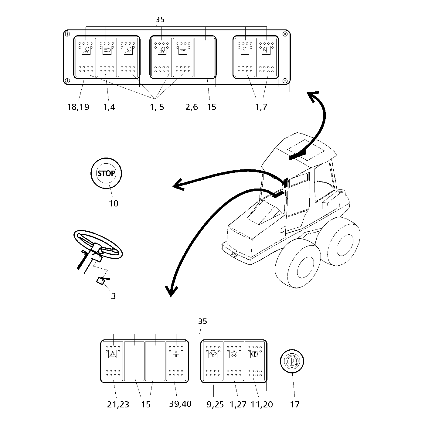 фотография Выключатель 5036110 от интернет-магазина sp.parts