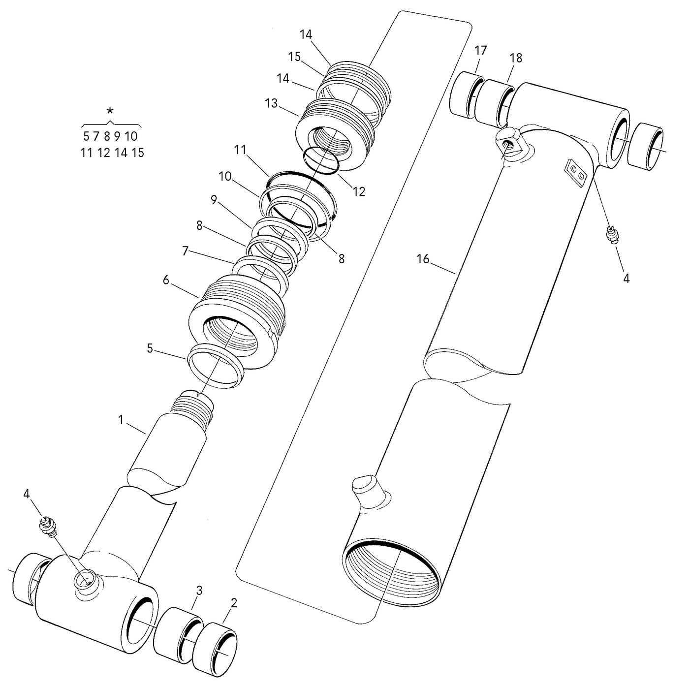 фотография Трубка цилиндра 5058430 от интернет-магазина sp.parts