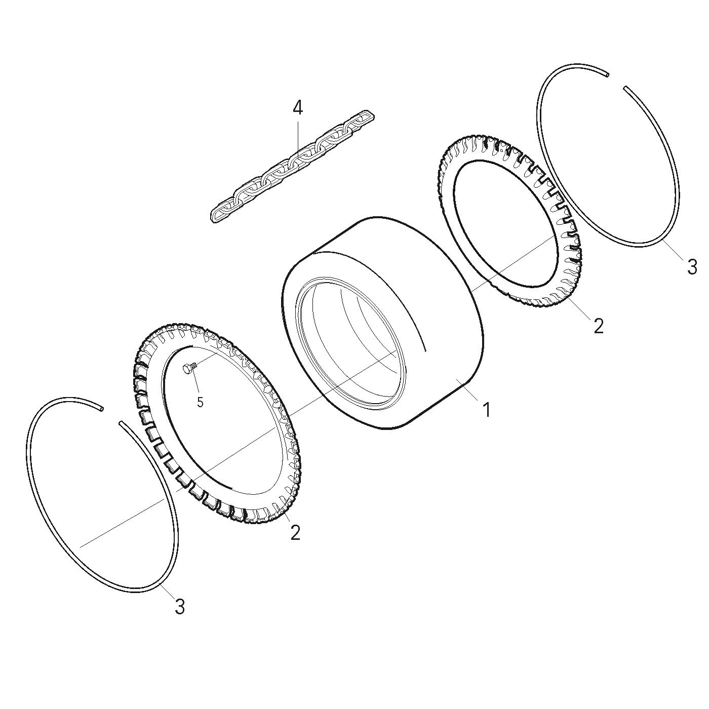 фотография Резиновое колесо 5038577 от интернет-магазина sp.parts