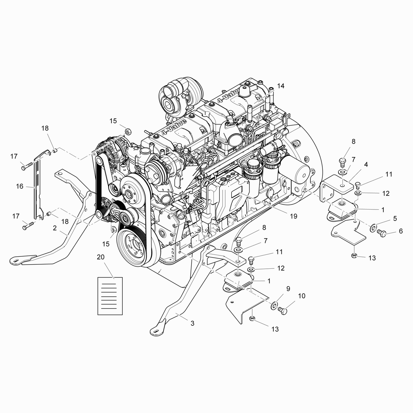 фотография Двигатель 5083523 от интернет-магазина sp.parts