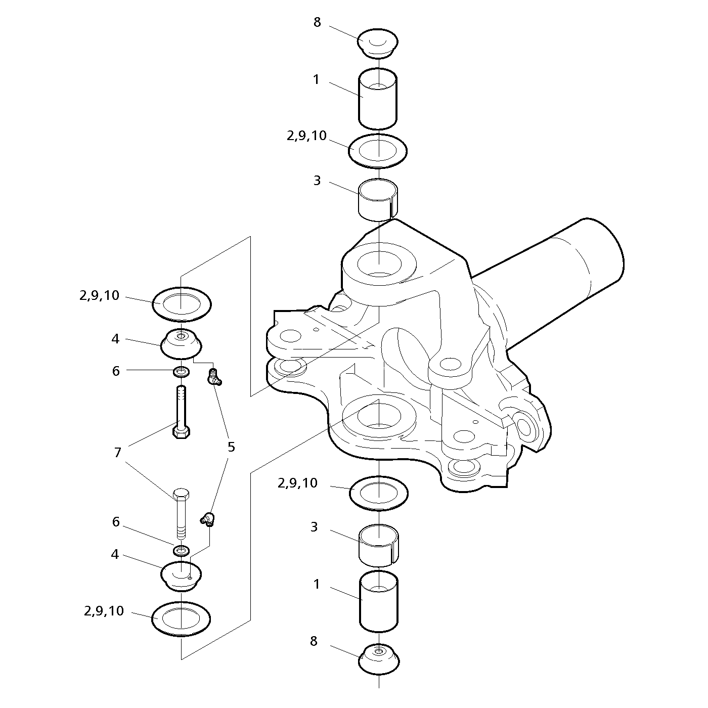 фотография Опорная пята 5050157 от интернет-магазина sp.parts