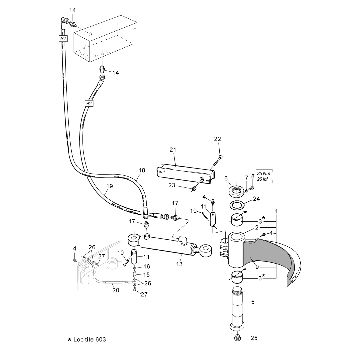 фотография Гидравлический шланг 5284020 от интернет-магазина sp.parts
