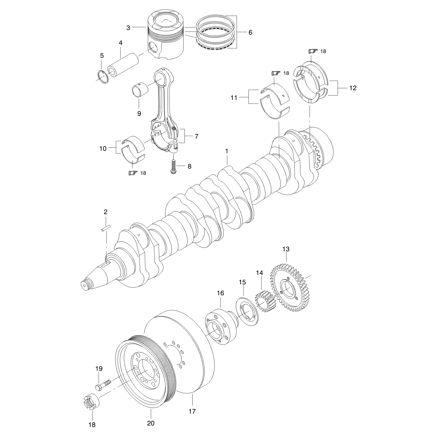 фотография Поршень 5207512 от интернет-магазина sp.parts