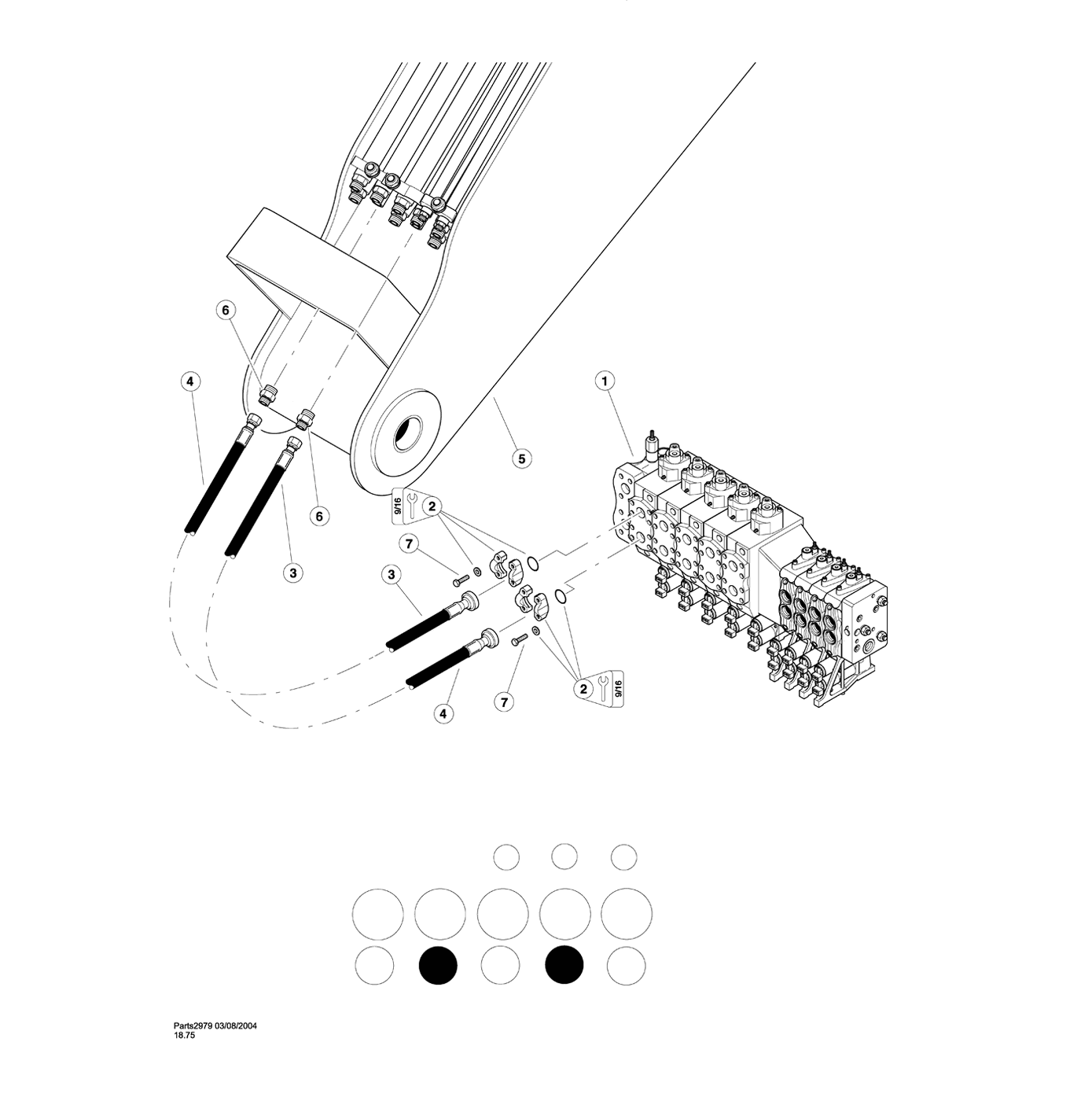 фотография Kit, Split Flange 15111 от интернет-магазина sp.parts