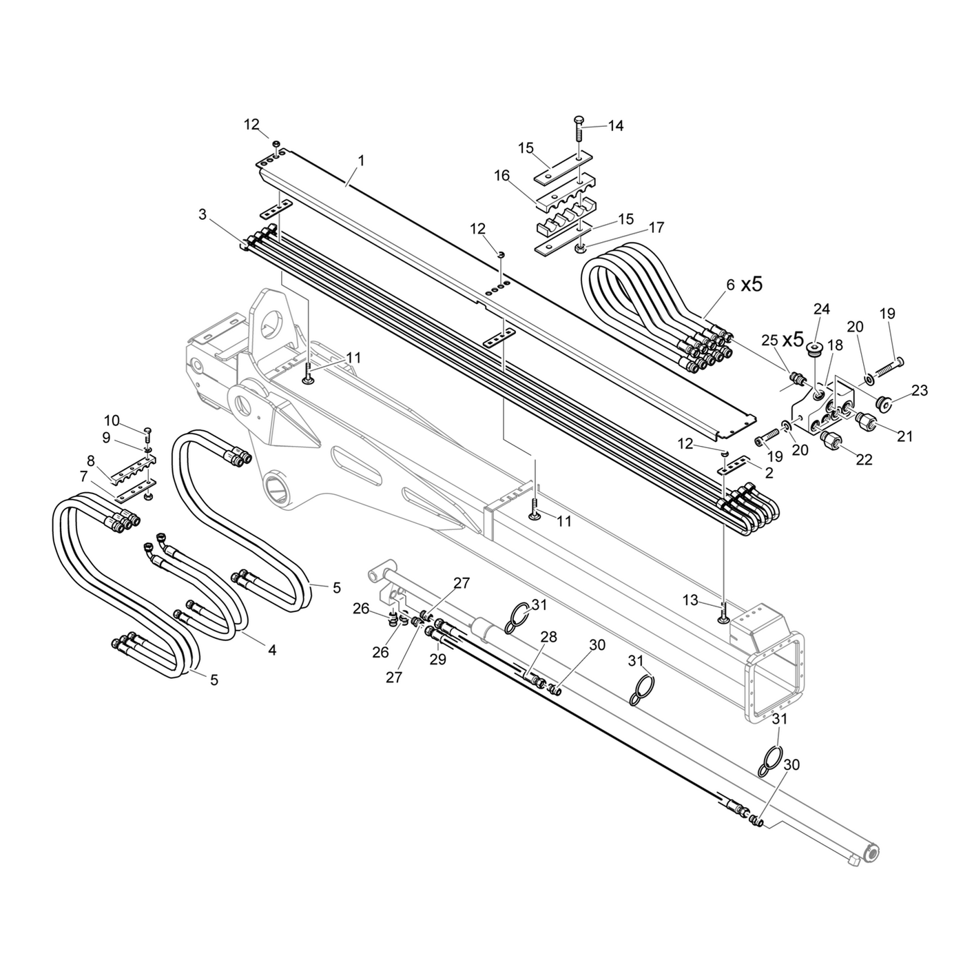 фотография Гидравлический шланг 5210182 от интернет-магазина sp.parts