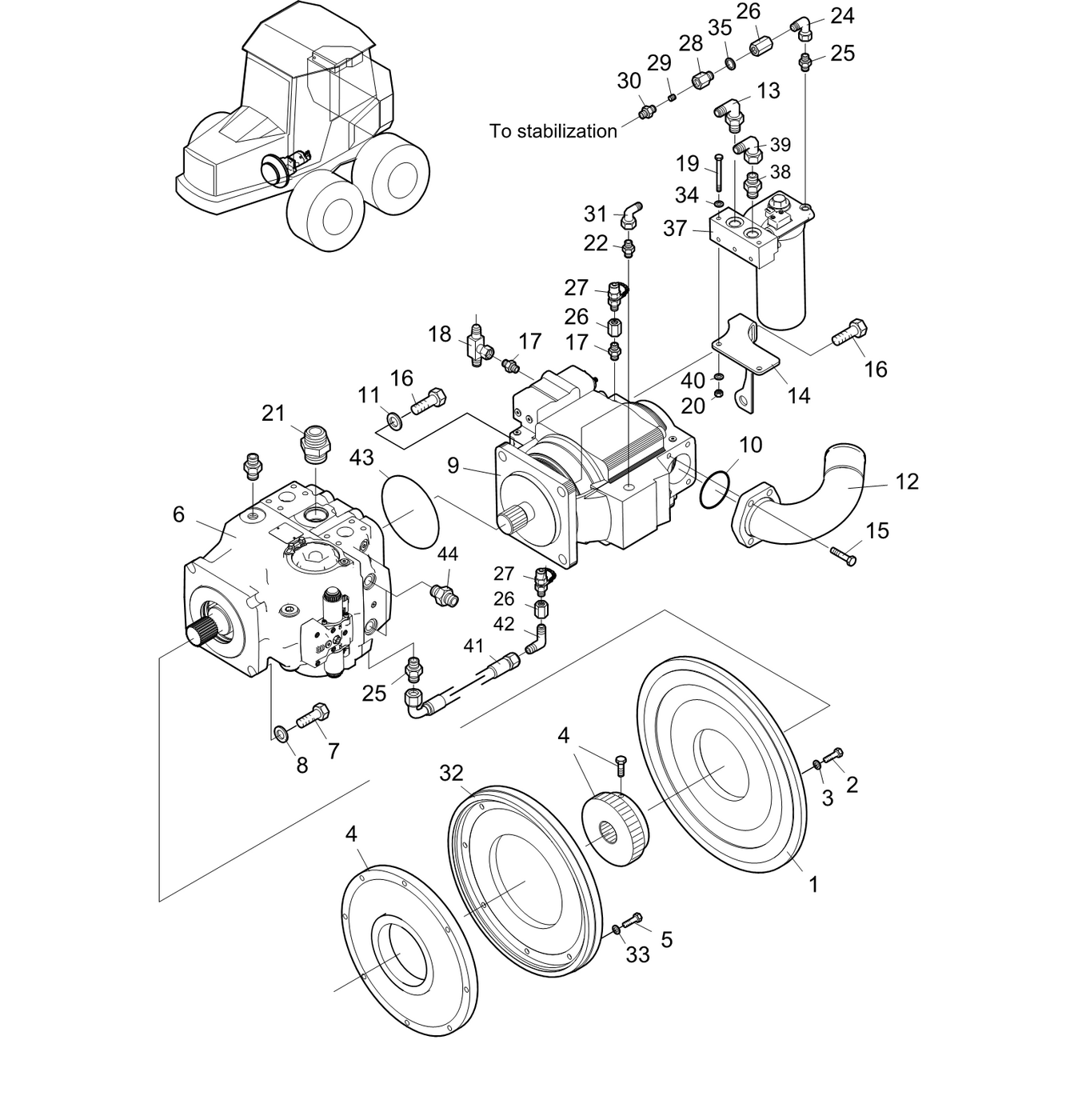 фотография Гидростатический насос 5197018 от интернет-магазина sp.parts