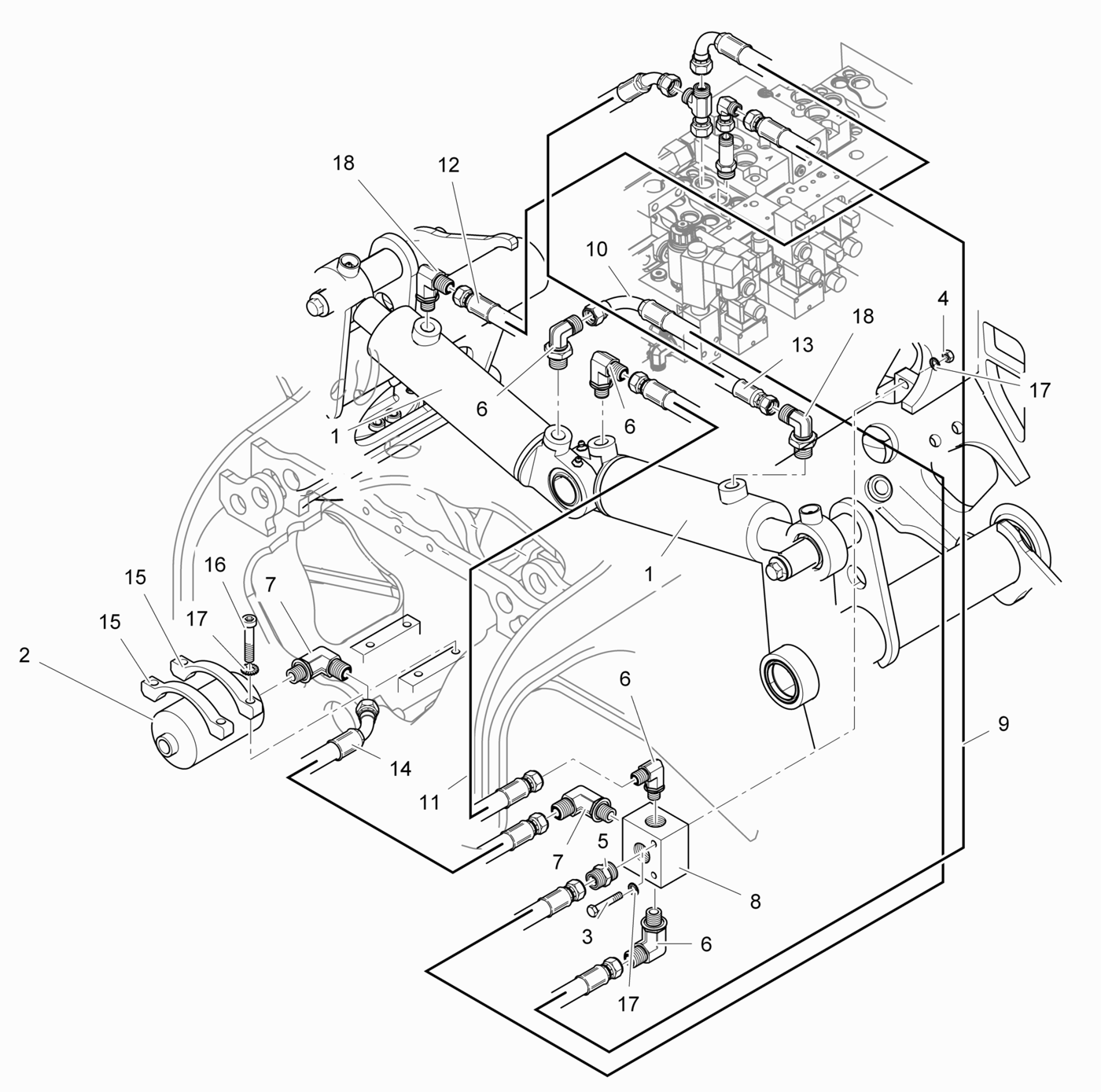 фотография Гидравлический шланг 5198274 от интернет-магазина sp.parts