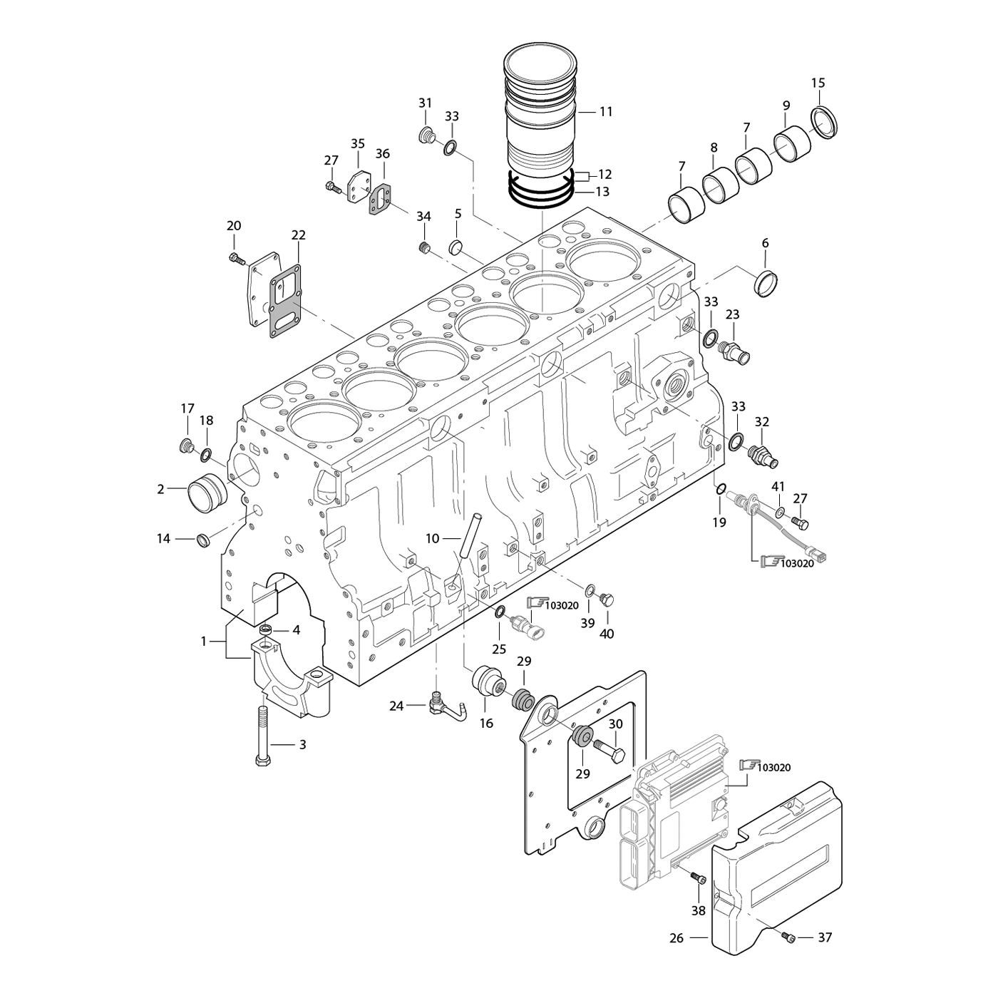 фотография Блок цилиндров 837070103 от интернет-магазина sp.parts