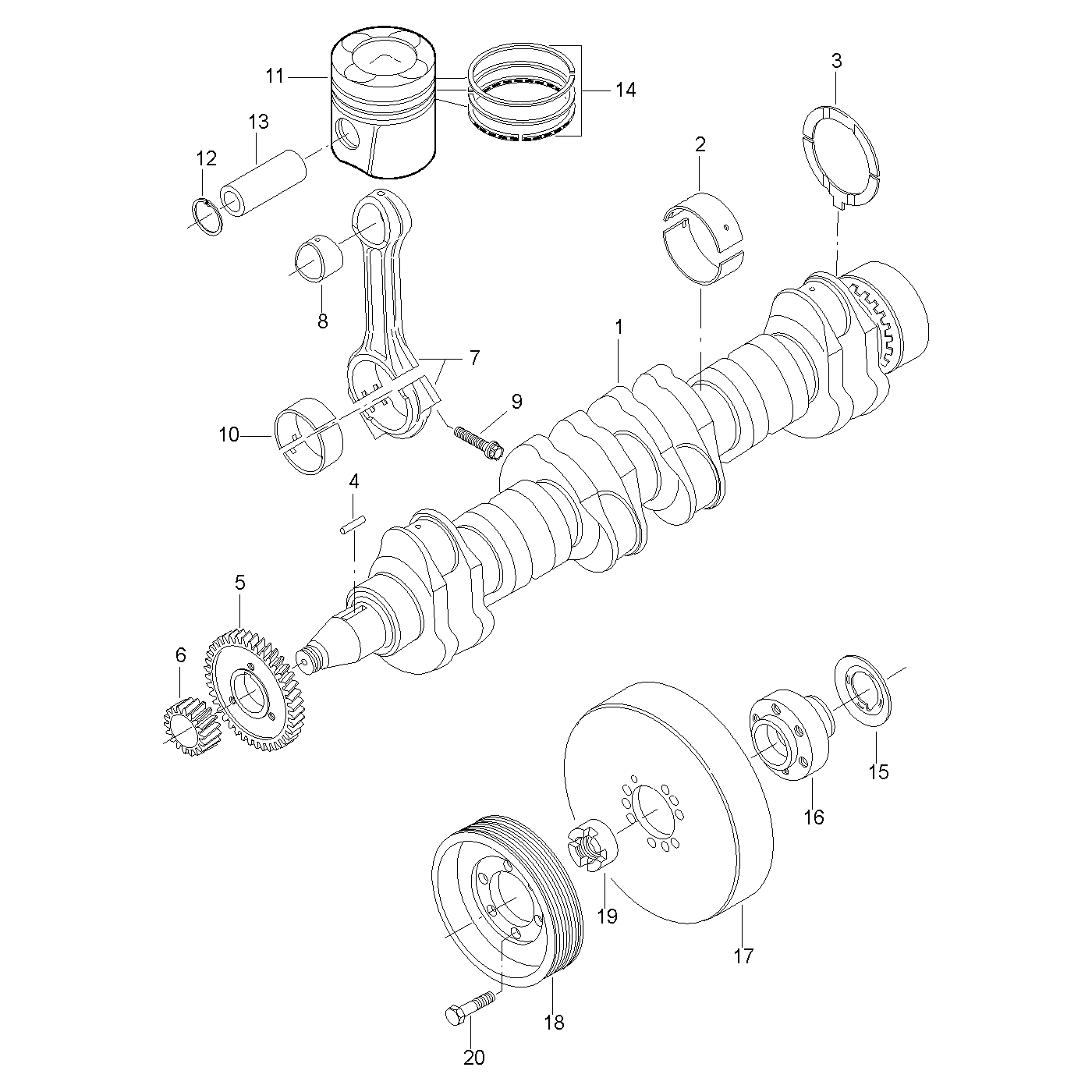 фотография Коленвал 837069088 от интернет-магазина sp.parts