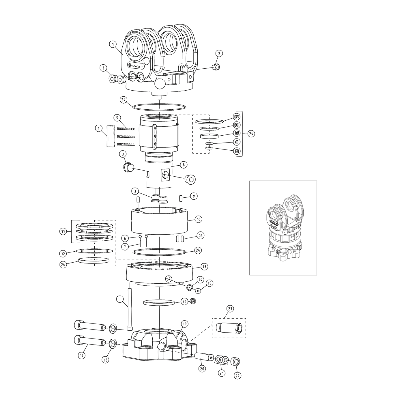 фотография Комплект прокладок 5252824 от интернет-магазина sp.parts