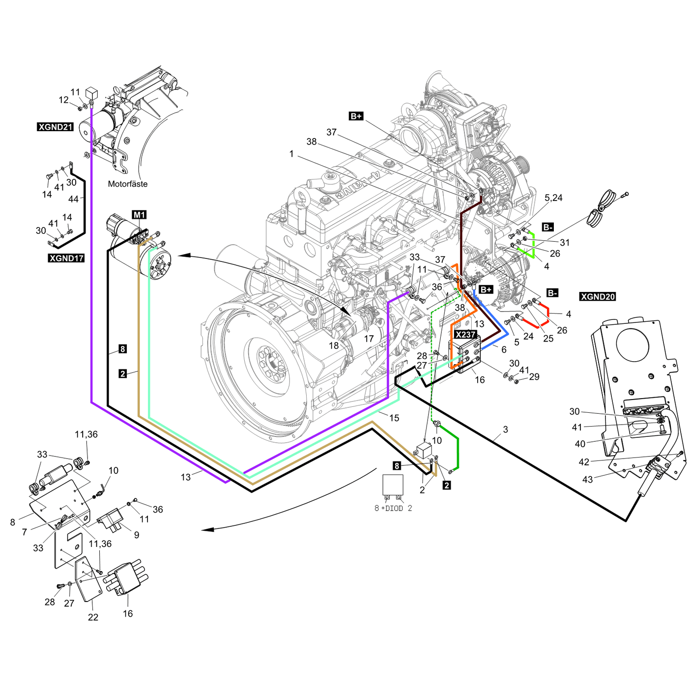 фотография Кабель 5244145 от интернет-магазина sp.parts