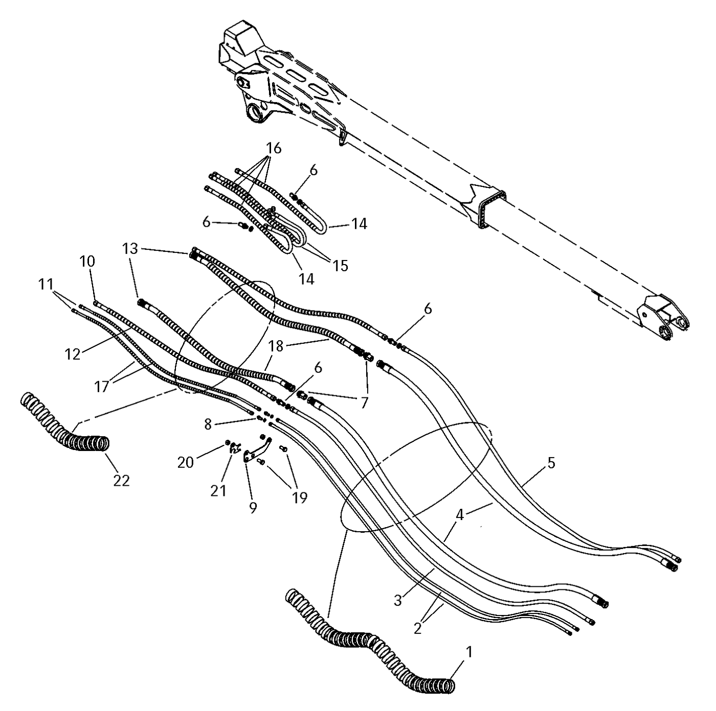 фотография Гидравлический шланг 5060063 от интернет-магазина sp.parts