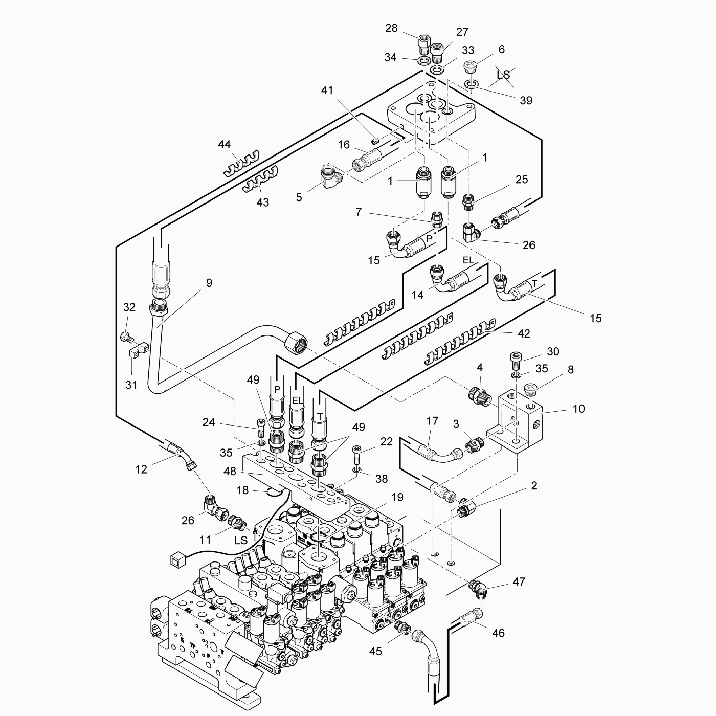 фотография Гидравлический шланг 5090848 от интернет-магазина sp.parts