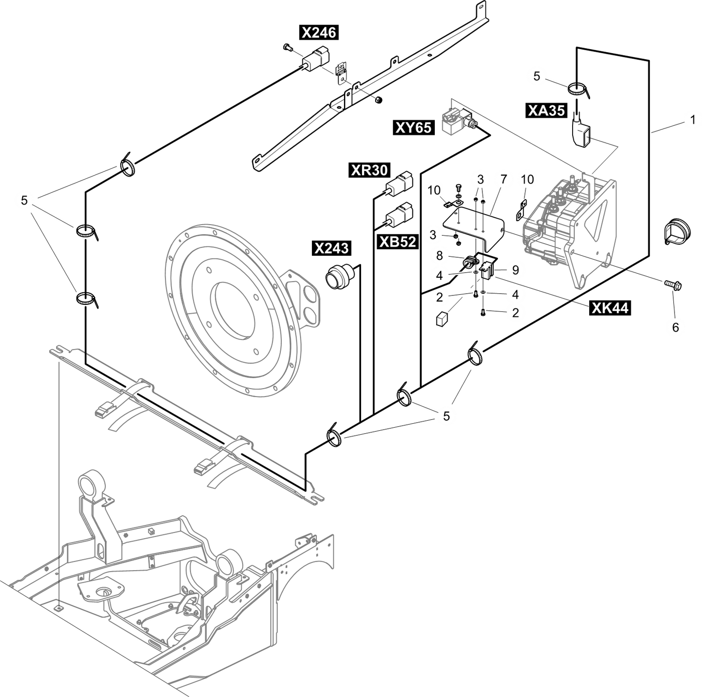 фотография Проводка 5253230 от интернет-магазина sp.parts