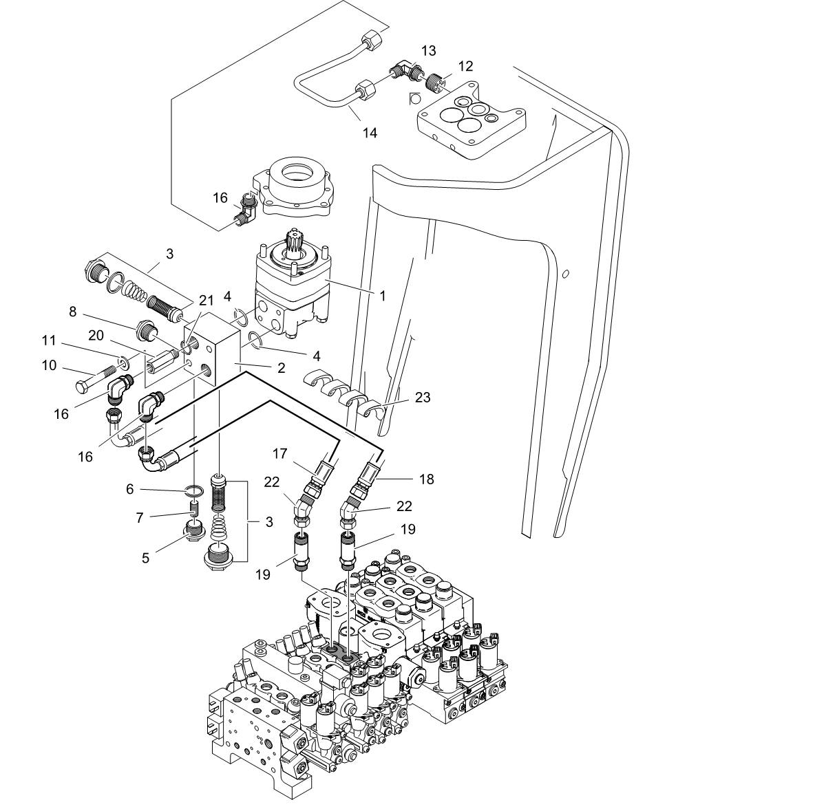 фотография Гидравлический шланг 5241783 от интернет-магазина sp.parts