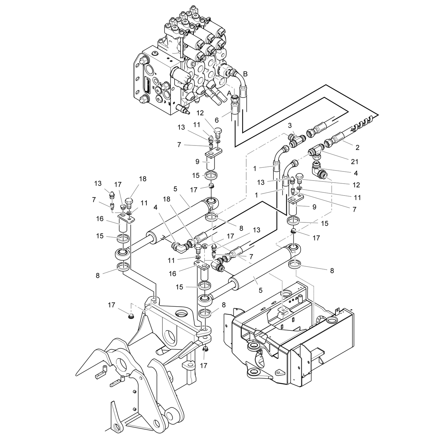 фотография Гидравлический шланг 5210090 от интернет-магазина sp.parts