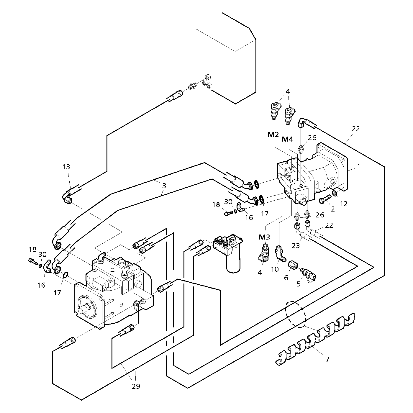 фотография Гидравлический шланг 5075023 от интернет-магазина sp.parts