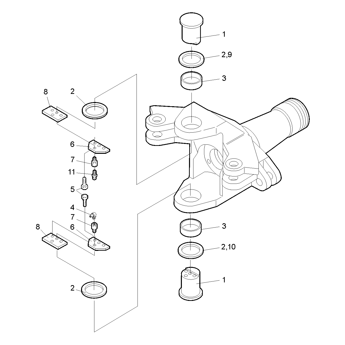 фотография Опорная пята 4450630 от интернет-магазина sp.parts