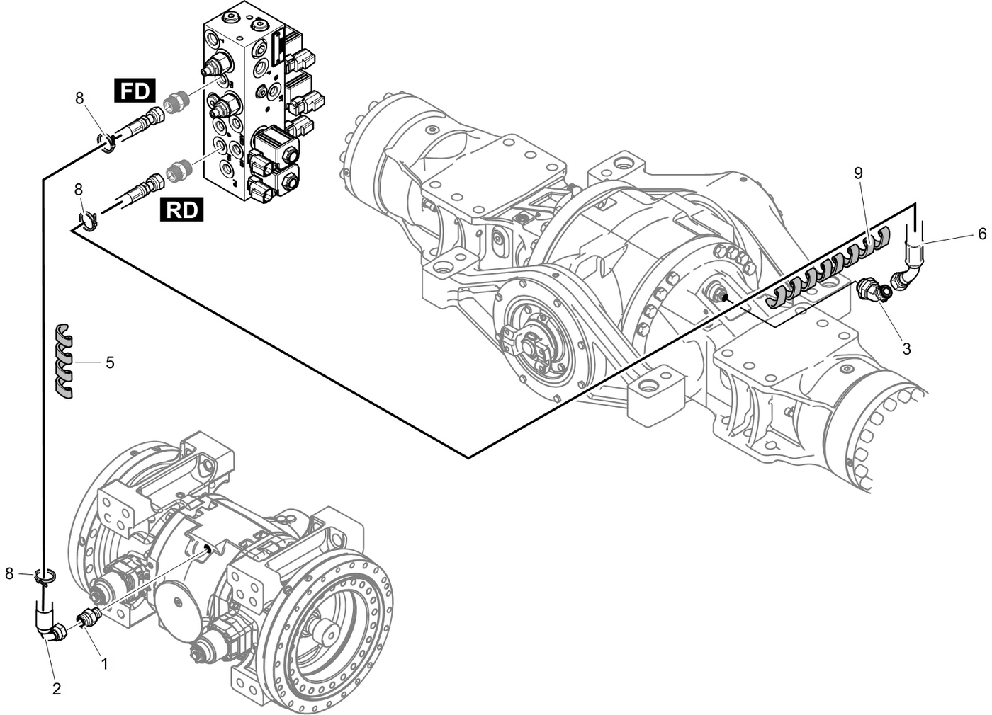 фотография Гидравлический шланг 5193542 от интернет-магазина sp.parts