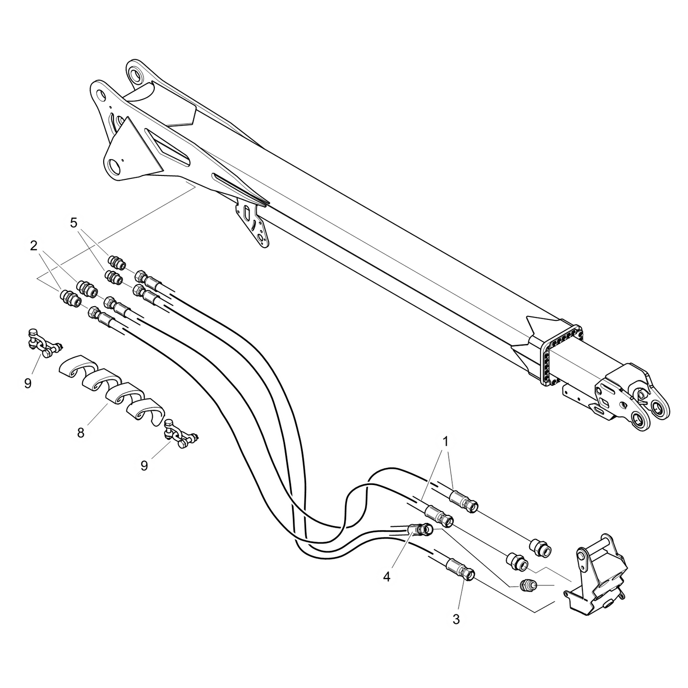 фотография Гидравлический шланг 5278576 от интернет-магазина sp.parts