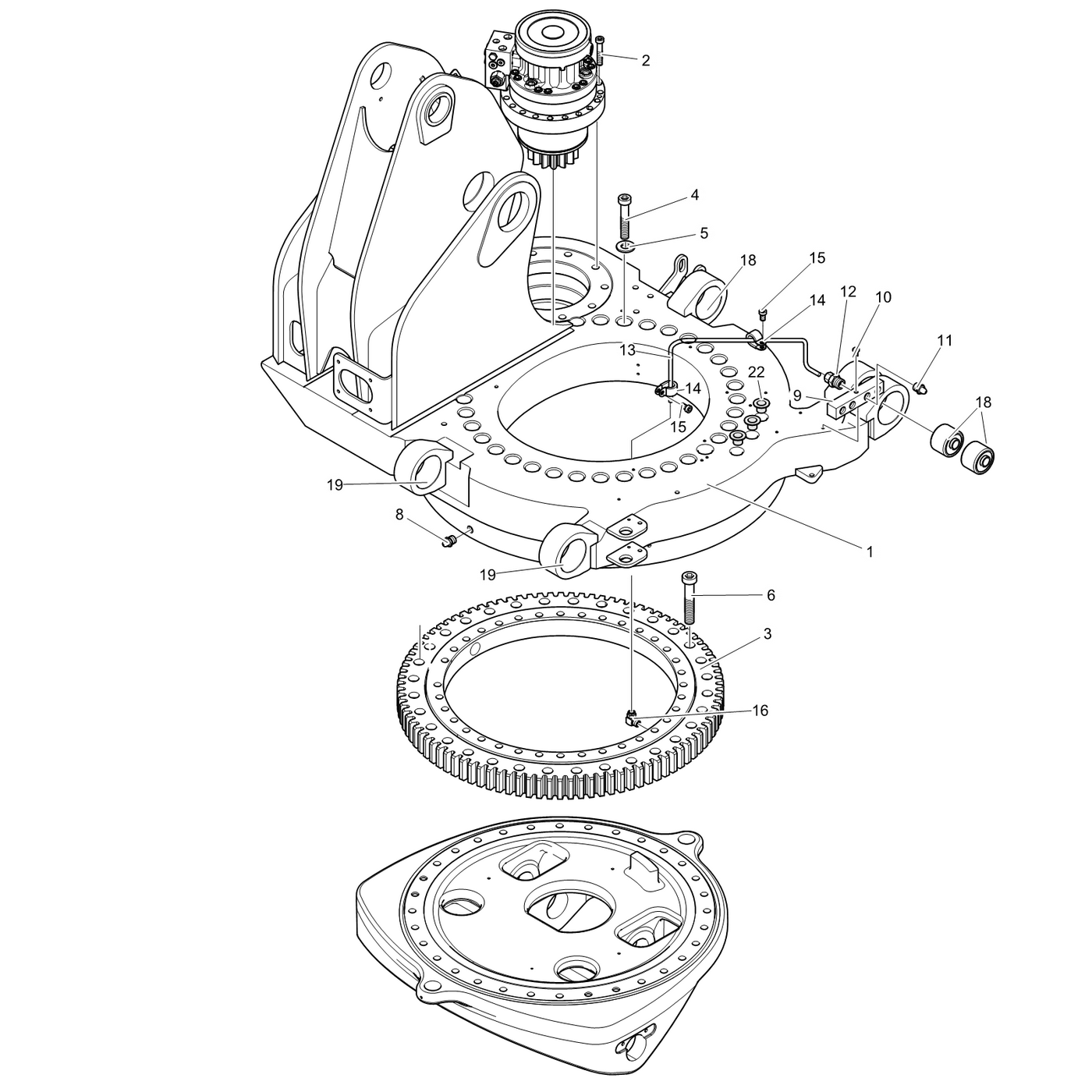 фотография Поворотная платформа 5242611 от интернет-магазина sp.parts