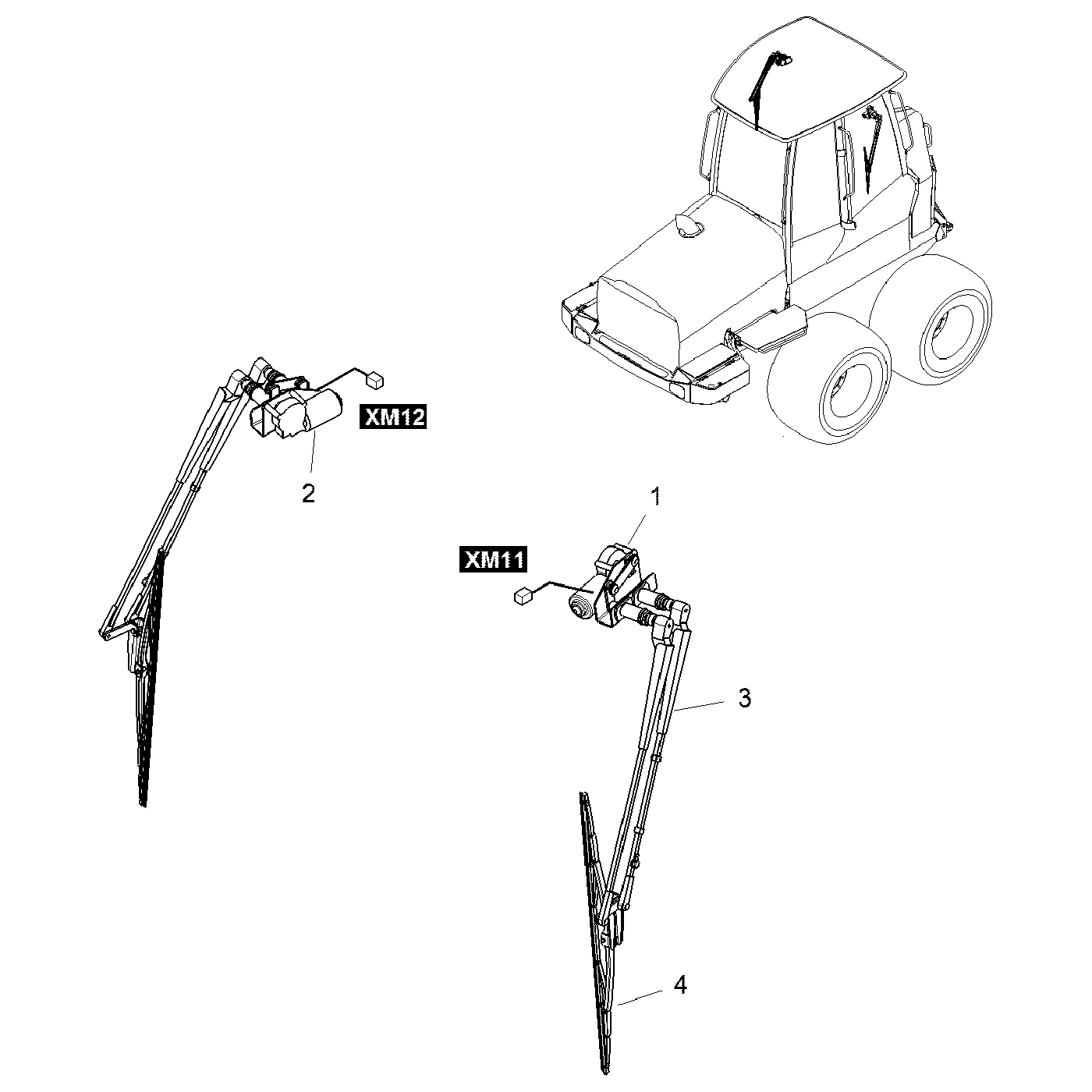 фотография Электродвигатель стеклоочистителя 5223733 от интернет-магазина sp.parts