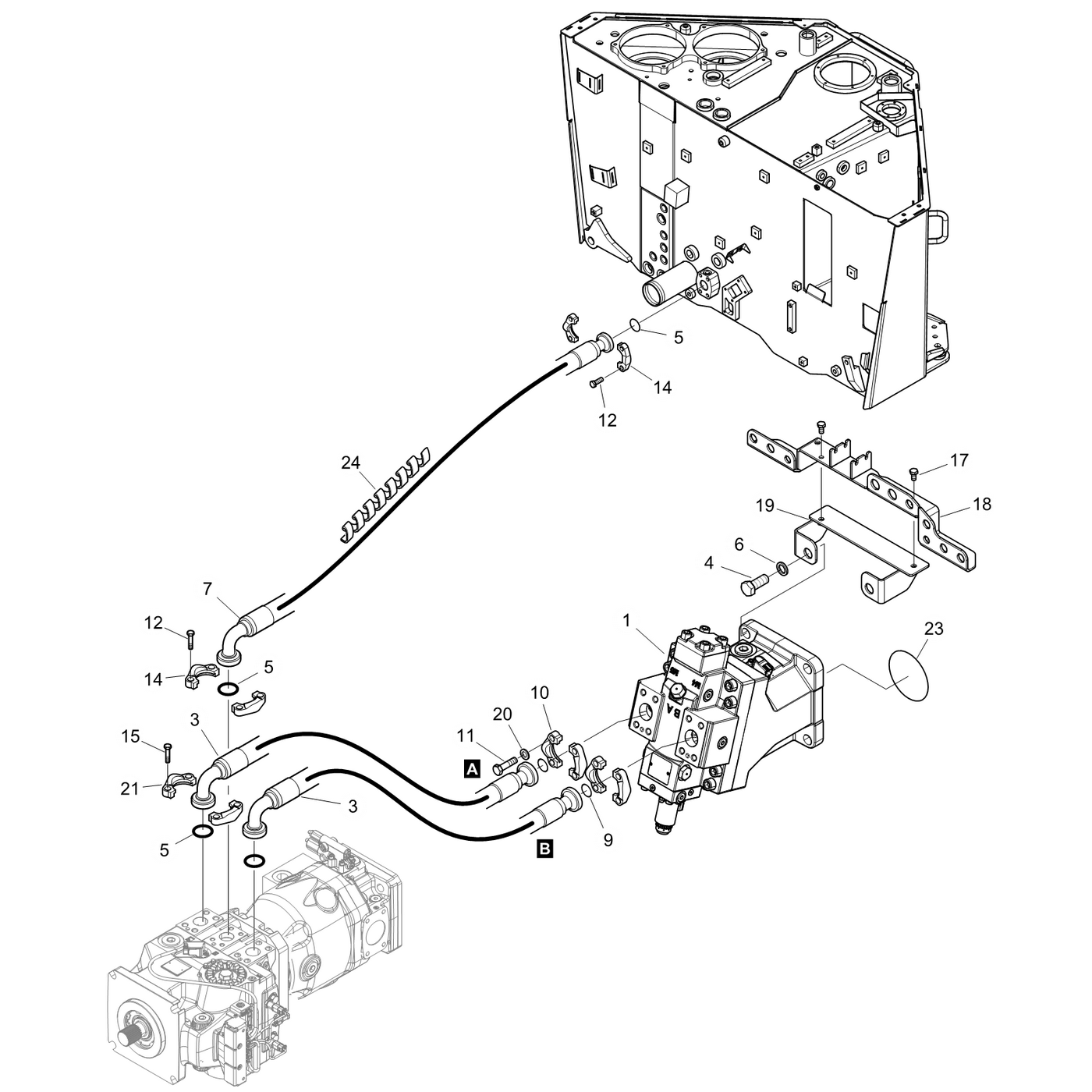 фотография Гидравлический шланг 5275507 от интернет-магазина sp.parts