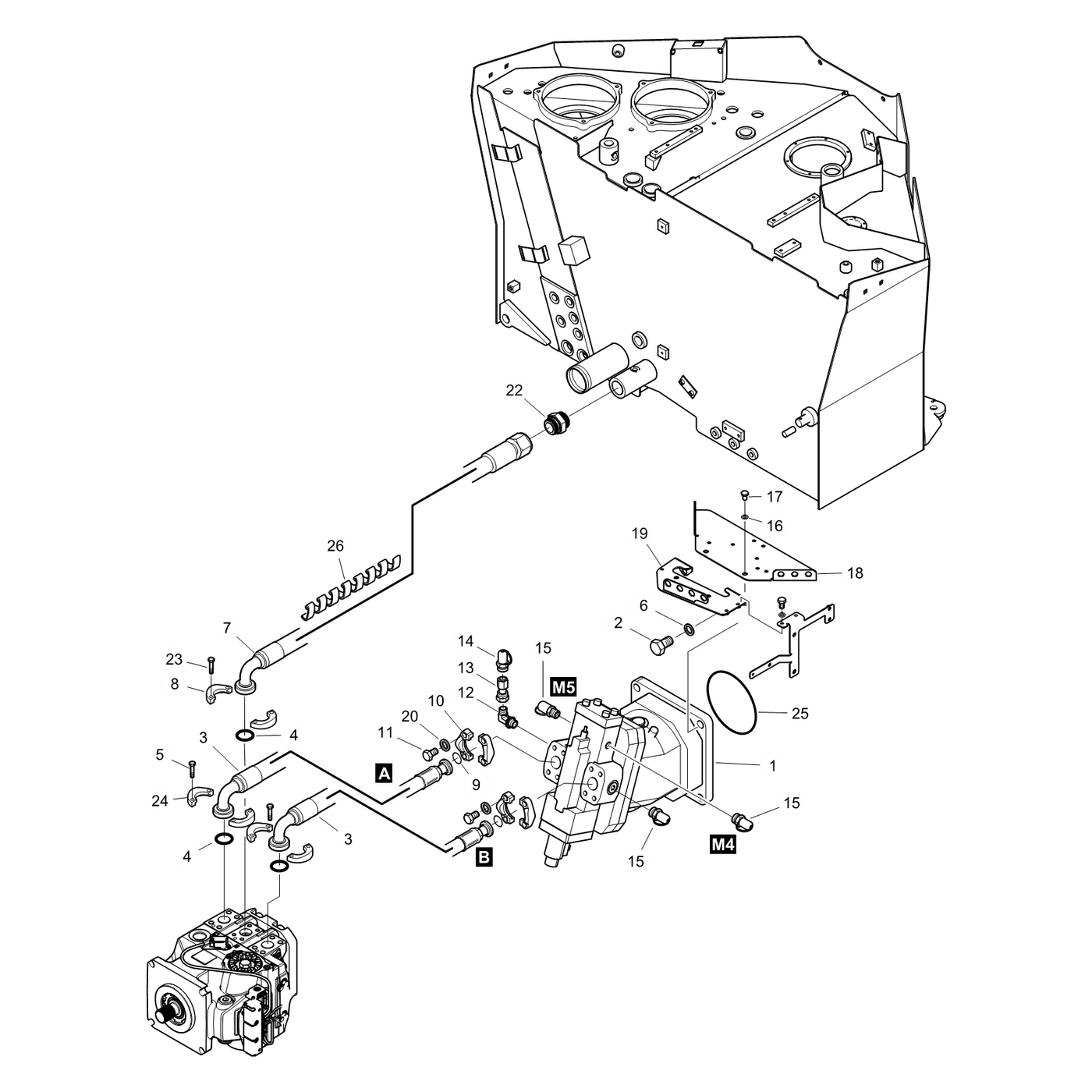 фотография Гидравлический шланг 5269082 от интернет-магазина sp.parts