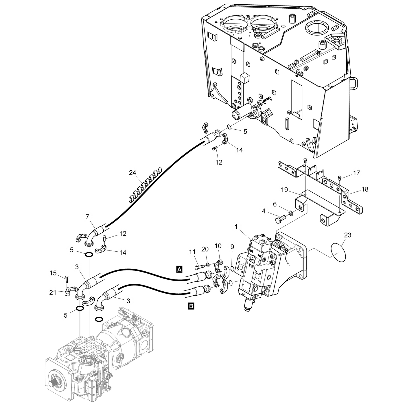 фотография Гидравлический мотор 5262382 от интернет-магазина sp.parts