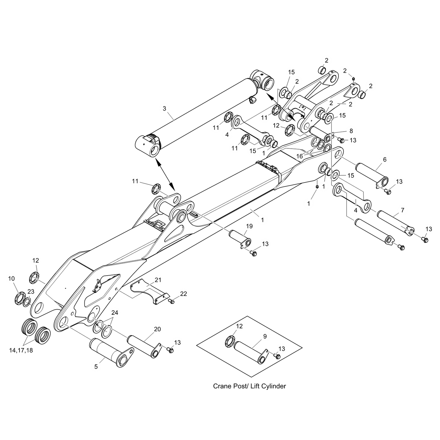 фотография Гидравлический цилиндр 5275281 от интернет-магазина sp.parts