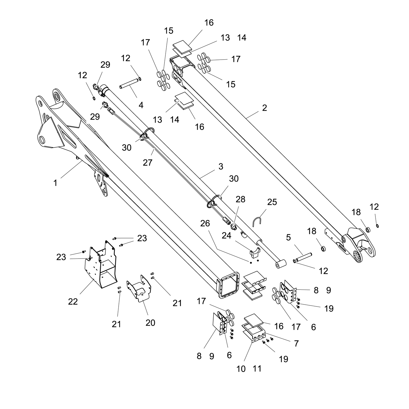 фотография Телескопическая стрела 4692424 от интернет-магазина sp.parts