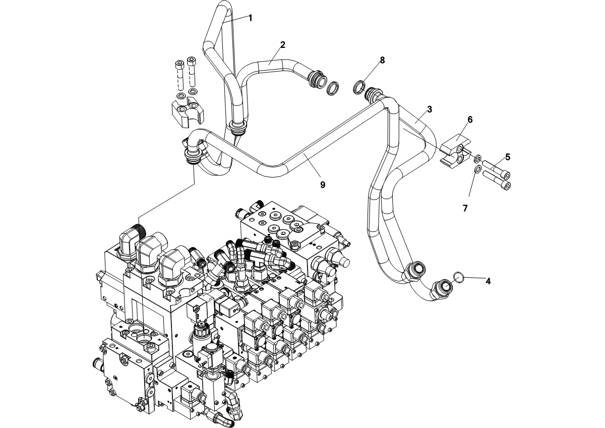фотография Гидравлическая трубка 5232466 от интернет-магазина sp.parts