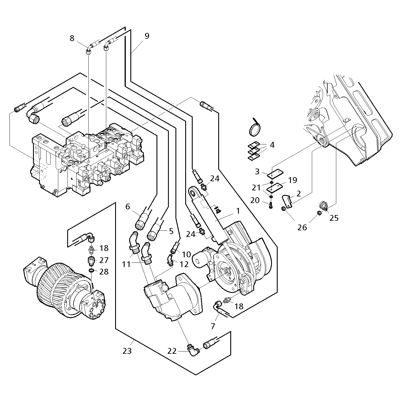 фотография Гидравлический шланг 5065873 от интернет-магазина sp.parts