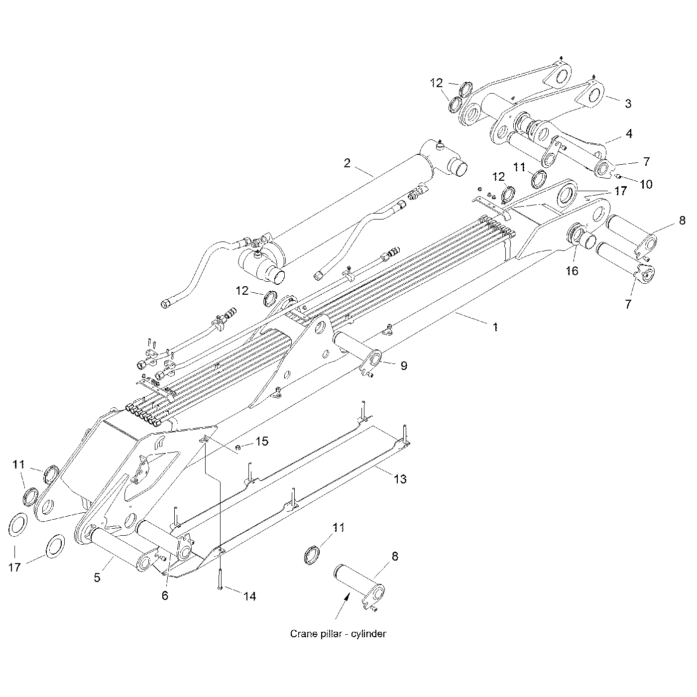 фотография Гидравлический цилиндр 5069308 от интернет-магазина sp.parts