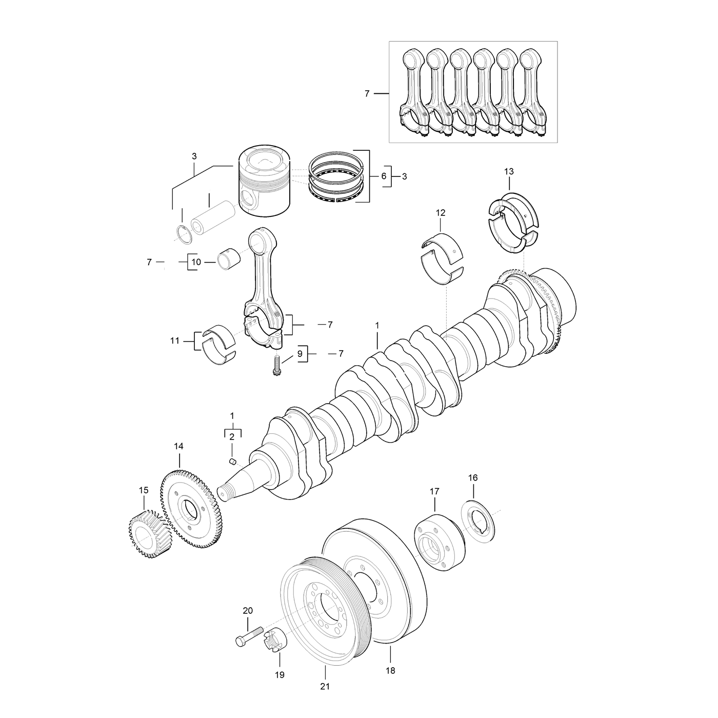 фотография Коленвал 5222166 от интернет-магазина sp.parts